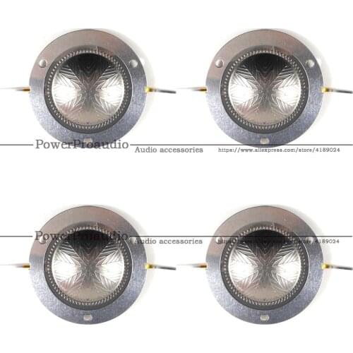 4PCS /LOT 44.5mm Flat wire Titanium 44Core CCAR TREBLE Voice Coil 44.4mmTweeter Diaphragm Driver
