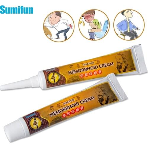 4Types of Sumifun Hemorrhoids Ointment Mint Internal And External Anal Fissure Cream Pain Reliving Chinese Medical Plasters