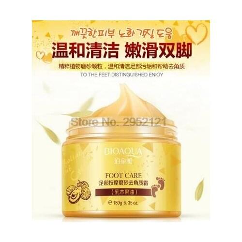 By dhl or ems 50pcs Foot cream Shea Butter Moisturizing Whitening cream Foot Care Exfoliating Anti-dry scrub ageless skin care