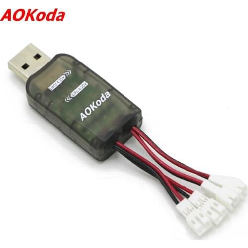 AOKoda CX405 4CH Micro USB Battery Charger For 1S Lipo LiHV Battery High Quality For RC Helicopter
