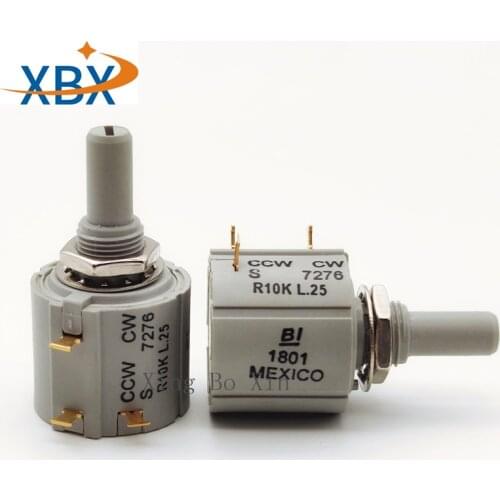 Free Shipping Original BI MEXICO CCW CW S 7276 R1K R2K R5K R10K R20K R50K L.25 potentiometer switch