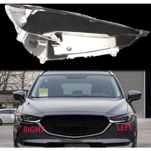 For Mazda cx-5 2017-2019 lens lampshade shell cx5 shell Headlight transparent plastic case Headlight housing Front lampshade
