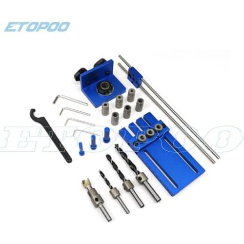 Woodworking hole locator Round dowel hole punch Three-in-one locator Woodworking hole opener 3 holes Woodworking tools