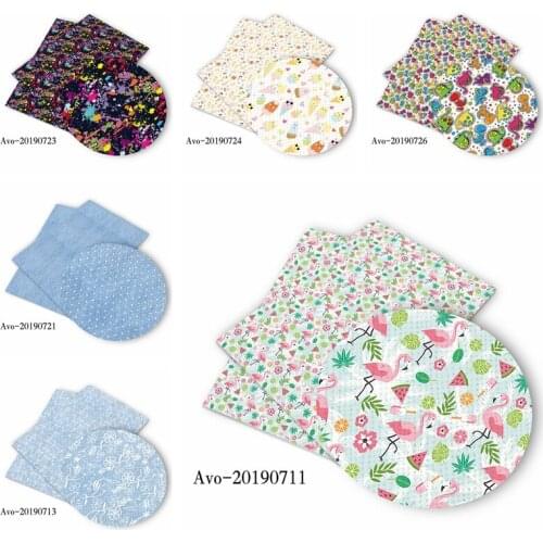 Diy-Everyday Diy 30*135cm Printed Faux Synthetic Leather Vinyl for Bow,DIY handmade Materials