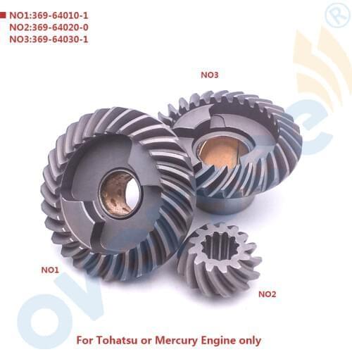For Tohatsu Nissan Outboard Motor Gear 2 2.5HP 3.5 4HP 5HP 6HP 369-64020 369-64010 369-64030 FOR a SET