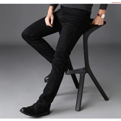 New male 2022 pantMen Classic Jeans Jean Homme Pantalones Hombre Men Mannen business Biker Masculino Denim Overalls Mens Pants