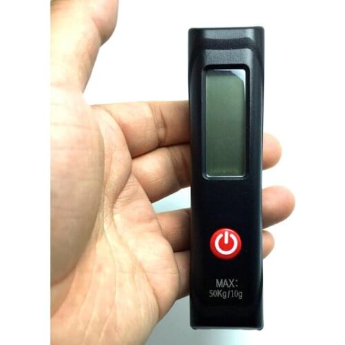Mini Luggage Scale 50kg 10g Electronic Hanging Scales Suitcase Weight Traveling Fishing Hook Balance Baggage Scale