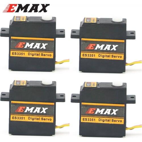 EMAX ES3351 Mini Brushless Digital Servo 4.8V/6.0V 2.0/2.2 Kgf.cm For RC FUTABA JR Plug Glider MODEL/AIRPLANE DIY RC Parts