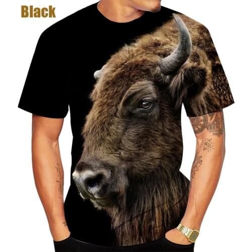 Hot Sale Men/Womens 3D Farm Animal Series Cow Printed T-shirt Crazy Cow T-Shirt