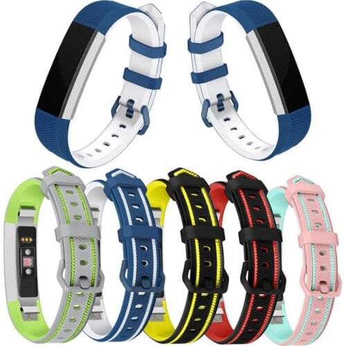 New Arrival! 5 Colors Silicone Watchband Replacement Wrist Band Silicone Strap Clasp For Fitbit Alta HR Smart Wristband 50pcs