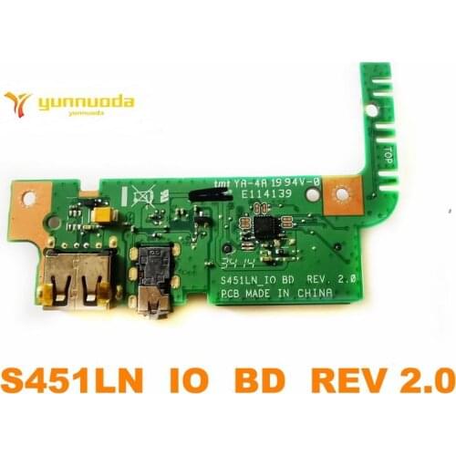Original for ASUS S451LN USB BOARD S451LN IO BD REV 2.0 tested good free shipping
