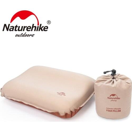 Naturehike 3D Comfortable Automatic Inflatable Foam Pillow Neck Protection Camping Outdoor Sleeping Pillow NH21ZT001