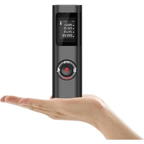 Handheld Electronic 40M Laser Distance Meter Mini Laser Rangefinder Laser Tape m/in/ft IP54 Waterproof LCD Display with Backligh