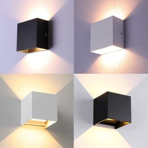 6W/12W LED Wall Lamp Modern Light Fixture Indoor Wall Sconce Minimalist Stair Bedroom Bedside Living Room Home Hallway Lighting