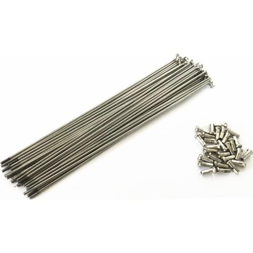 Customized Made Spoke Radius knitting Needle Stainless Steel 13G Silver Bicycle Electric Bike Copper Nipple