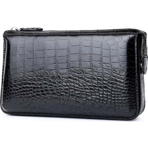 Xingmengda men clutch bag male crocodile bag large capacity business Hand caught leisure fashion male clutch bag