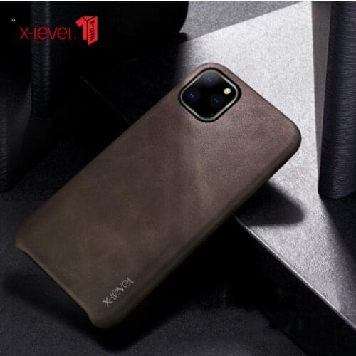 X-level Vintage Series Retro Leather Back Cover For Iphone 11 Pro Max Phone Bags Shell Case Pu Leather Case For Iphone11pro Max