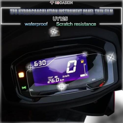 KODASKIN Motorcycle TPU Instrument Protection Speedometer Waterproof Protective Film Hydrogel Film Fit for SUZUKI UY125