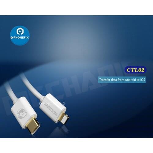 Mechanic Lightning Top Speed Transmission Data Cable for IPhone /Android Phone Lightning To Lightning Data Migration Data Cable