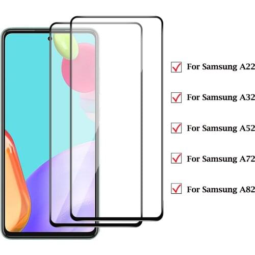 Tempered Glass For Samsung Galaxy A52 A72 5G 4G A82 A22 A32 Screen Protector Glass For Samsung A 52 A 72 A 32 Protective Film