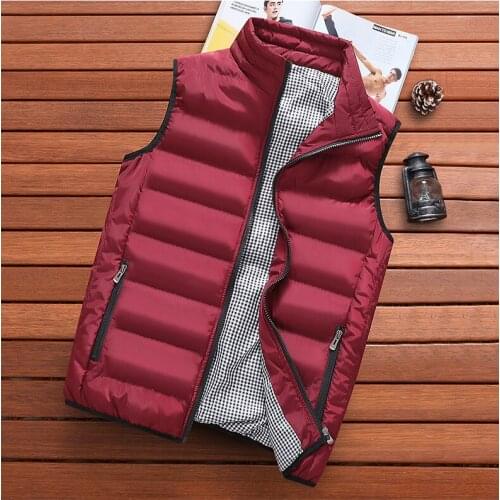 Vest Jacket Men Brand Sleeveless Vest Jacket Male Windproof Warm Waistcoat Couple Vest Coat Autumn Winter Veste Homme Big Size