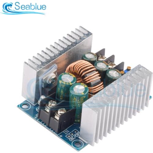 300W 20A DC-DC Buck Converter Step Down Module Constant Current LED Driver Power Step Down Voltage Module Electrolytic Capacitor