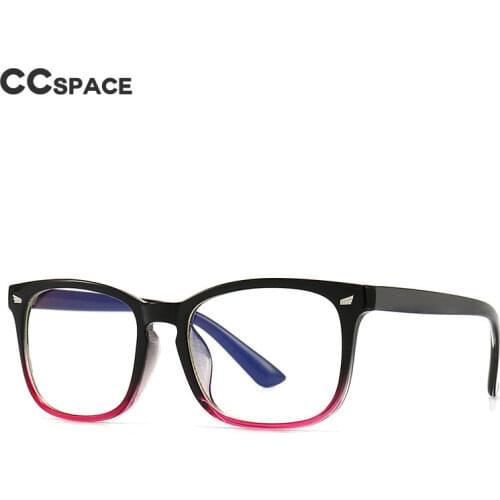 46609 Square Retro Anti Blue Glasses Frames Men Women Optical Fashion Computer Glasses