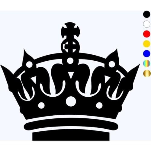 CK20091# Vinyl Decal Crown Car Sticker Reflective Car Styling Decor on Motorcyle Truck Bumper Rear Window