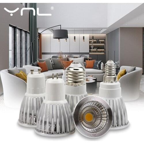 COB LED lamp 5W 7W Lampada led light bulb GU10 MR16 E27 E14 AC 220v For Home Decoration Ampoule Spotlight