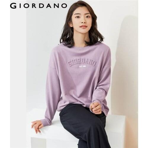 Женские толстовки с надписями Giordano China At AliExpress