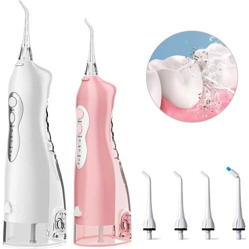 DIOZO V8Plus Oral Irrigator waterpulse USB Rechargeable Electric Tooth Scaler water dental Waterpick Water Flosser Teeth Cleaner