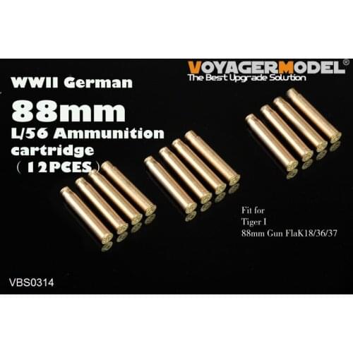 KNL HOBBY Voyager Model VBS0314 World War II German 88mm gun / tiger I shell shell (L / 56 times the diameter) (GM)