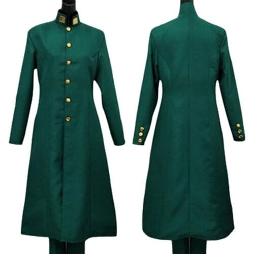 JoJo JoJos Bizarre Adventure Cosplay Noriaki Kakyoin Cosplay Costume Anime Cosplay Outfits Suits Halloween Costumes