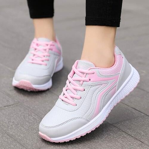 Women Sneakers Shoes 2021 Lightweight Casual Women Tennis Sneakers Breathable Fashion Walking Running Shoes Zapatillas Mujer