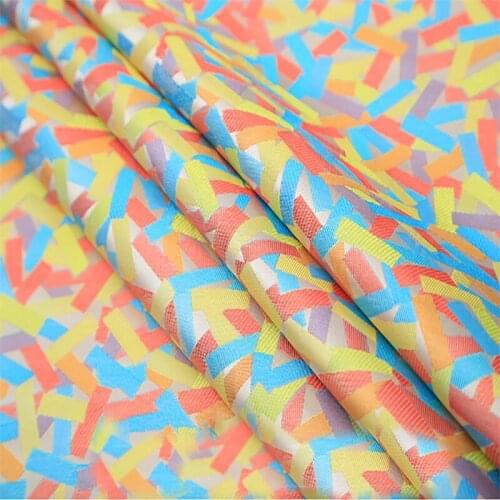 Best Brocade Fabric Damask Jacquard candy style Apparel Costume Upholstery Furnishing Curtain DIY Clothing Material by meter