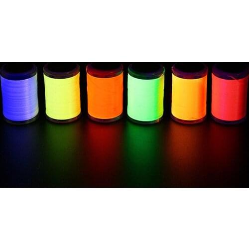 150D Luminescent Fly Tying Thread for Jigging Hook Flies & Ribbing Fly Tying Floss Glow In Dark