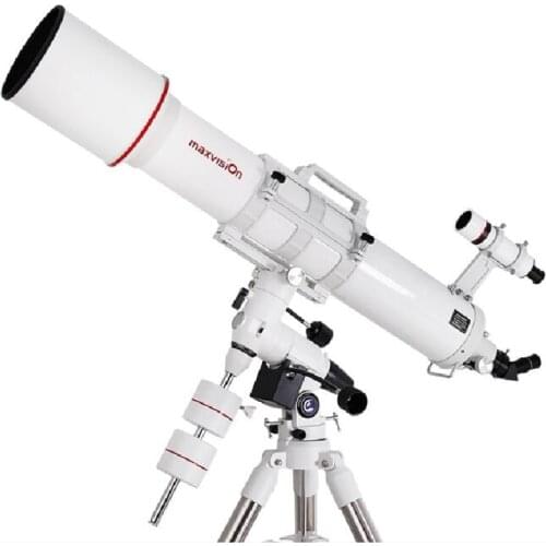 Maxvision 152/1200mm 6 Inches Achromatic Astronomical Telescope Erect Image with EXOS-2 German Equatorial Mount 2 Inches Tripod