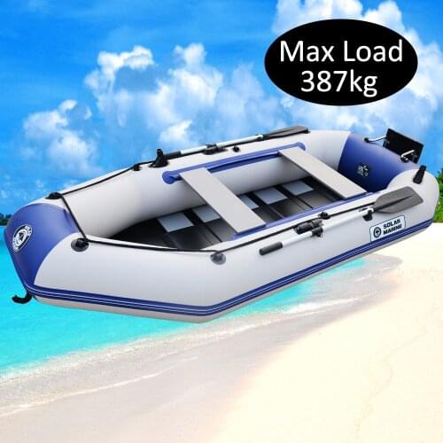 5 Person 330cm Inflatable Rowing PVC Boat Fishing Ship Dinghy Kayak Canoe Hovercraft Drifting Raft Sailboat Surfing Sailing A