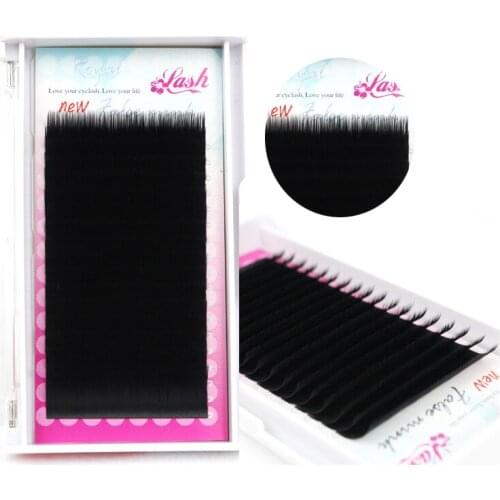 Natural Eyelash Extension C/J curl Thickness 0.1/0.15/0.2mm Individual False Mink Eyelashes Makeup