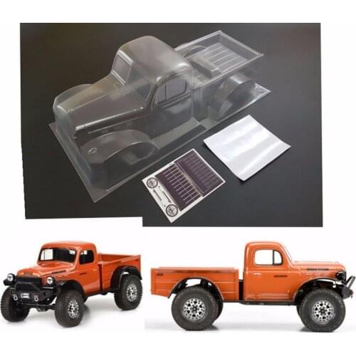 New 1/10 Scale Truck rc car 1:10 crawler body shell for proline Kyosho axial tamiya (1pcs) Clear Body for 12.3 313mm WB AXIAL