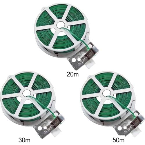 Climbing Plant Twist Tie Garden Tie Plastic Wire Binding Line Flower with Cutter Household Garden Planting Elements
