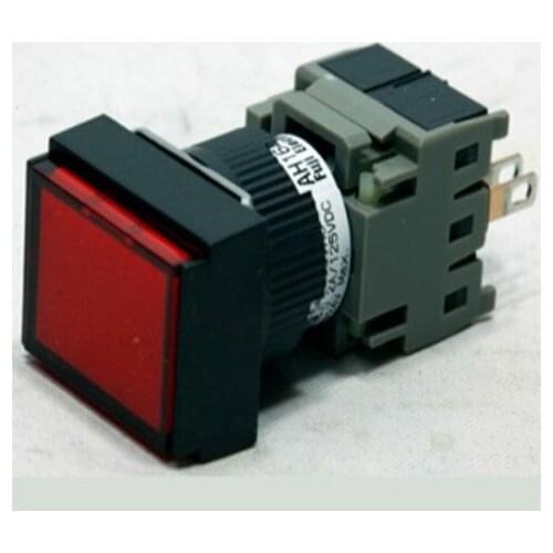 Rectangular button with a light switch AH164-TL AH164-TLR22E3