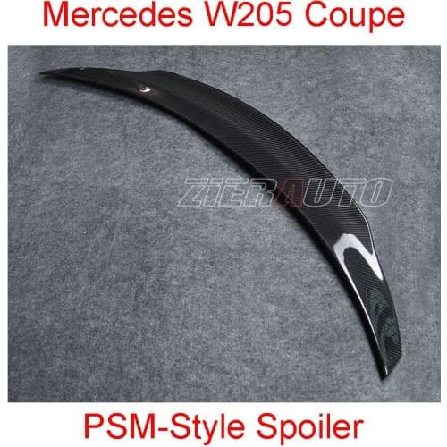 Carbon Fiber Spoiler for Mercedes W205 Coupe C63 AMG PSM-Style Mercedes-Benz C Class Coupe 2015-2017Carbon Styling Wing Body Kit
