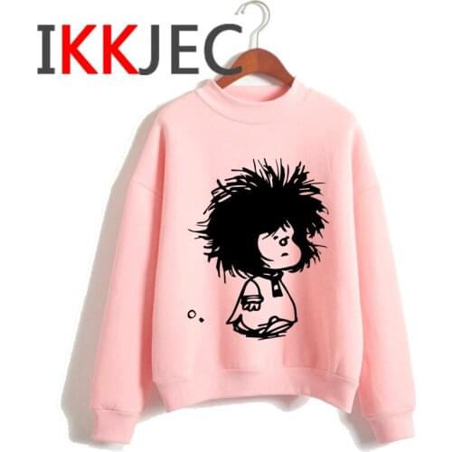 Mafalda hoodies women y2k aesthetic hip hop women sweatshirts 2020 Ulzzang