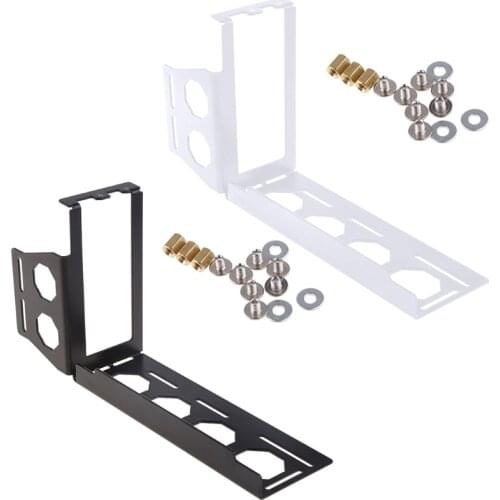 DIY Metal Graphics Cards Vertical Bracket Riser PCI Express Stent Stand Holder for PC Case