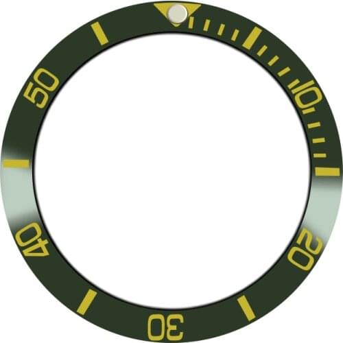 Watch high quality repair tool parts 38mm ceramic bezel rotation for 40mm spare parts automatic table multicolor wheel QK10