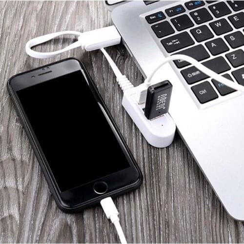 High Speed 3 Ports USB 2.0 Hub Extension Splitter for Laptop PC Computer Charger