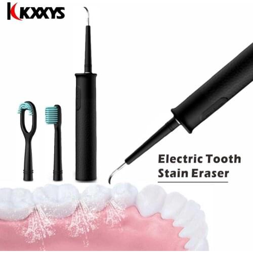 Electric Sonic Dental Scaler Tooth Calculus Remover Stains Tartar Tool Dentist Whiten Teeth Clean Health Hygiene 3-IN-1