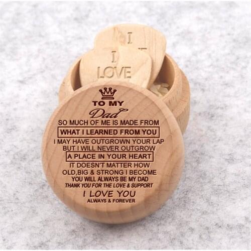 1pc Engraved Guitar Pick Box Personalized Guitar Pick Wooden customized Wedding Favors Birthday Party Fathers Day Mothers Gift