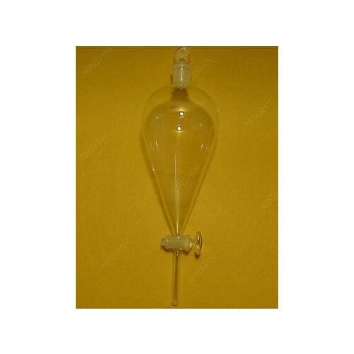 1000ml Glass Pyriform Separatory Funnel,dropping Funnel with Straight Tip,24/29
